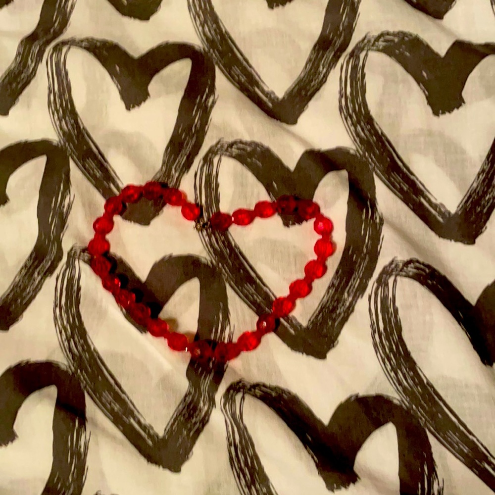 Red woman’s necklace. 😀